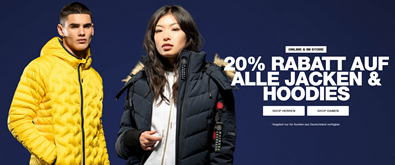 Bild zu Superdry: 20% Rabatt auf alle Jacken & Hoodies + kostenloser Versand