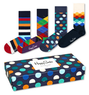 Bild zu 4 Paar Happy Socks Socken in Geschenkbox ab 21,59€ (Vergleich: 32,95€)
