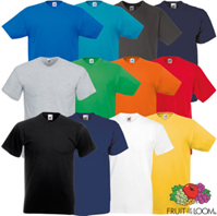 Bild zu 5er Pack Fruit of the Loom Valueweight V-Neck T-Shirts für 9,99€