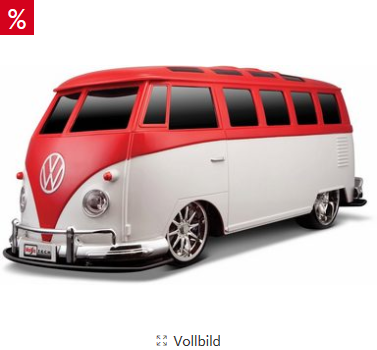 Bild zu Maisto VW Samba Tech RC Komplett Set (1:10, 2,4 GHz, rot/weiß) für 45,94€ inkl. Versand (Vergleich: 94,45€)