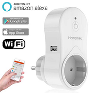 Bild zu HOMEMAXS WiFi Steckdose mit USB Port (Kompatibel mit Alexa) für 7,69€