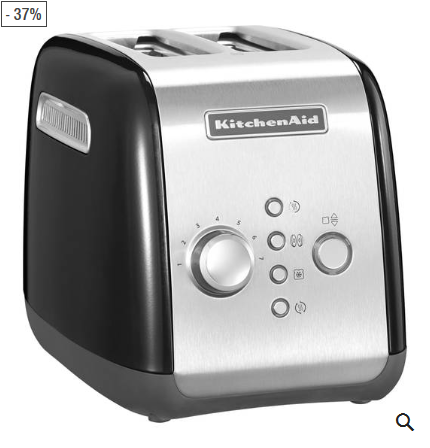 Bild zu KitchenAid Toaster „5KMT221EOB“, 1.100 Watt für 79,99€ inkl. Versand (Vergleich: 99,95€)