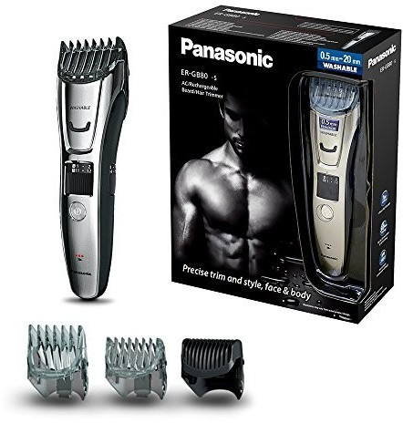 Bild zu Bart- und Haarschneider Panasonic ER-GB80 für 39,95€ (Vergleich: 59,99€)