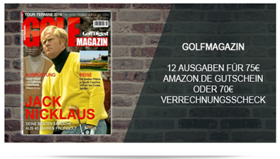 Bild zu 12 Ausgaben der Zeitschrift “Golf Magazin” für 82,80€ + 75€ Gutschein für den Werber