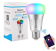 Bild zu Bawoo Smart LED WiFi Lampe mit Google und Alexa Unterstützung für 11,19€