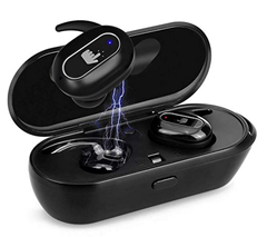 Bild zu Mbuynow kabellose Bluetooth In Ear Kopfhörer mit Mikrofon und tragbarer Ladestation für 18,99€