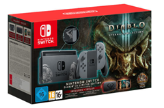 Bild zu Saturn Entertainment Weekend Deals, z. B. Nintendo Switch Konsole Diablo III Edition in grau mit 32 GB für 315€