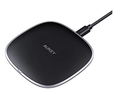 Bild zu AUKEY kabelloses Schnelladegerät (Qi Wireless Charger, 10W/7,5W) für 11,39€
