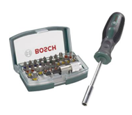Bild zu Bosch 32-tlg. Bit-Set + Bithalter-Schraubendreher für 11€ (Vergleich: 16,94€)