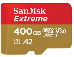 Bild zu SanDisk Extreme 400GB microSDXC Memory Card + SD Adapter für 71,91€ (VG: 97,05€)