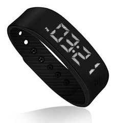 Bild zu Fitnessarmband mit Uhr (Kalorienzähler, Schrittzähler, Ohne Bluetooth) für 6,99€