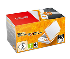Bild zu New Nintendo 2DS XL in weiß/orange für 96€