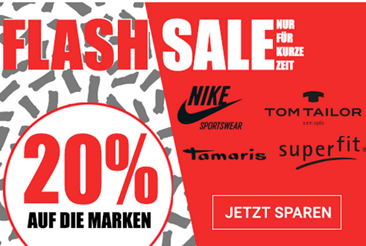 Bild zu Gebrüder Götz: Sale mit bis zu 70% + 20% Extra Rabatt auf Nike, Tom Tailor, SuperFit und Tamaris