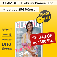 Bild zu [nur 300 Stück] Leserservice Deutsche Post: Jahresabo Glamour für 24,60€ + bis zu 25€ Prämie