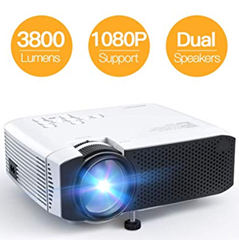 Bild zu APEMAN Mini Beamer/tragbarer Projektor mit 3800 Lumen für 58,48€