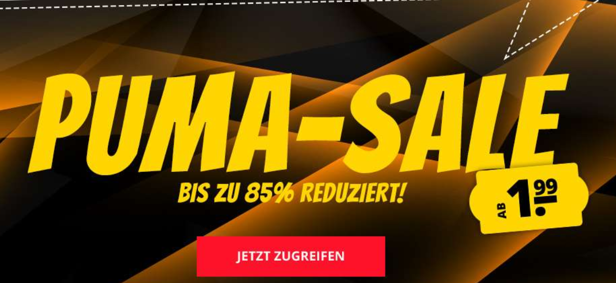 Bild zu SportSpar: Puma Sale mit bis zu 85% Rabatt, so Artikel bereits ab 0,99€