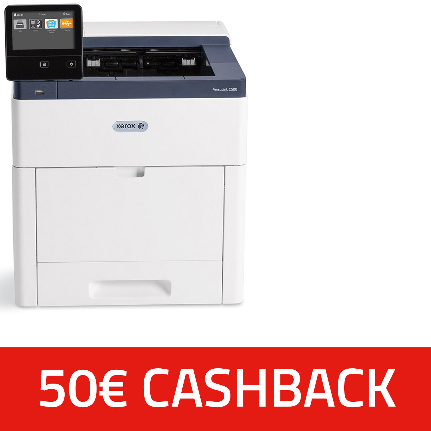 Bild zu Farblaserdrucker Xerox VersaLink C500N für 198,90€ abzüglich 50€ Cashback (Vergleich: 418,90€)