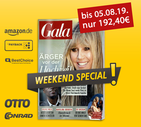Bild zu Jahresabo “Gala” für 192,40€ + bis zu 170€ Prämie beim Leserservice der Deutschen Post