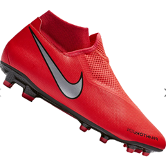 Bild zu Nike Fußballschuh Phantom Vision Academy DynamicFit FG/MG in rot/silber für 26,98€