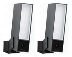 Bild zu 2 x Netatmo Smarte Überwachungskamera Außen, Wlan, Integrierte Beleuchtung , Bewegungserkennung, Nachtsicht für 399,95€ (VG: 550€)