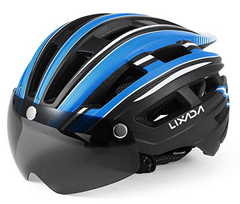 Bild zu Lixada Fahrradhelm (abnehmbares Magnetvisier, UV-Schutz, Unisex) für 16,49€