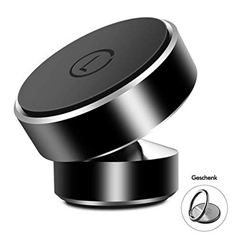 Bild zu Licheers Magnet Handyhalterung fürs Auto 360° drehbar + Handy Ring Halter für 6,50€