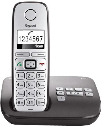 Bild zu Schnurlostelefon Gigaset E310A mit Anrufbeantworter für 35,99 (Vergleich: 49,99€)