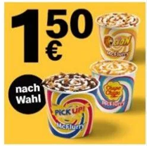 Bild zu McFlurry für 1,50€ mit der McDonalds App