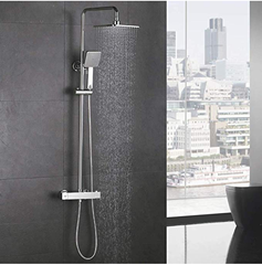 Bild zu Homelody Duschsystem mit Thermostat und Regendusche für 115,99€