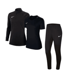 Bild zu Nike Academy Set 3teilig (Hose, Shirt und Oberteil) für Damen und Herren für je 49,90€
