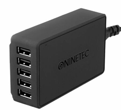 Bild zu NINETEC 40W 5-Port USB Ladegerät für 8,88€