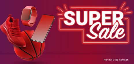 Bild zu [nur noch bis 18 Uhr] Rakuten Super Sale mit bis zu 25% Rabatt + 10fache Punkte