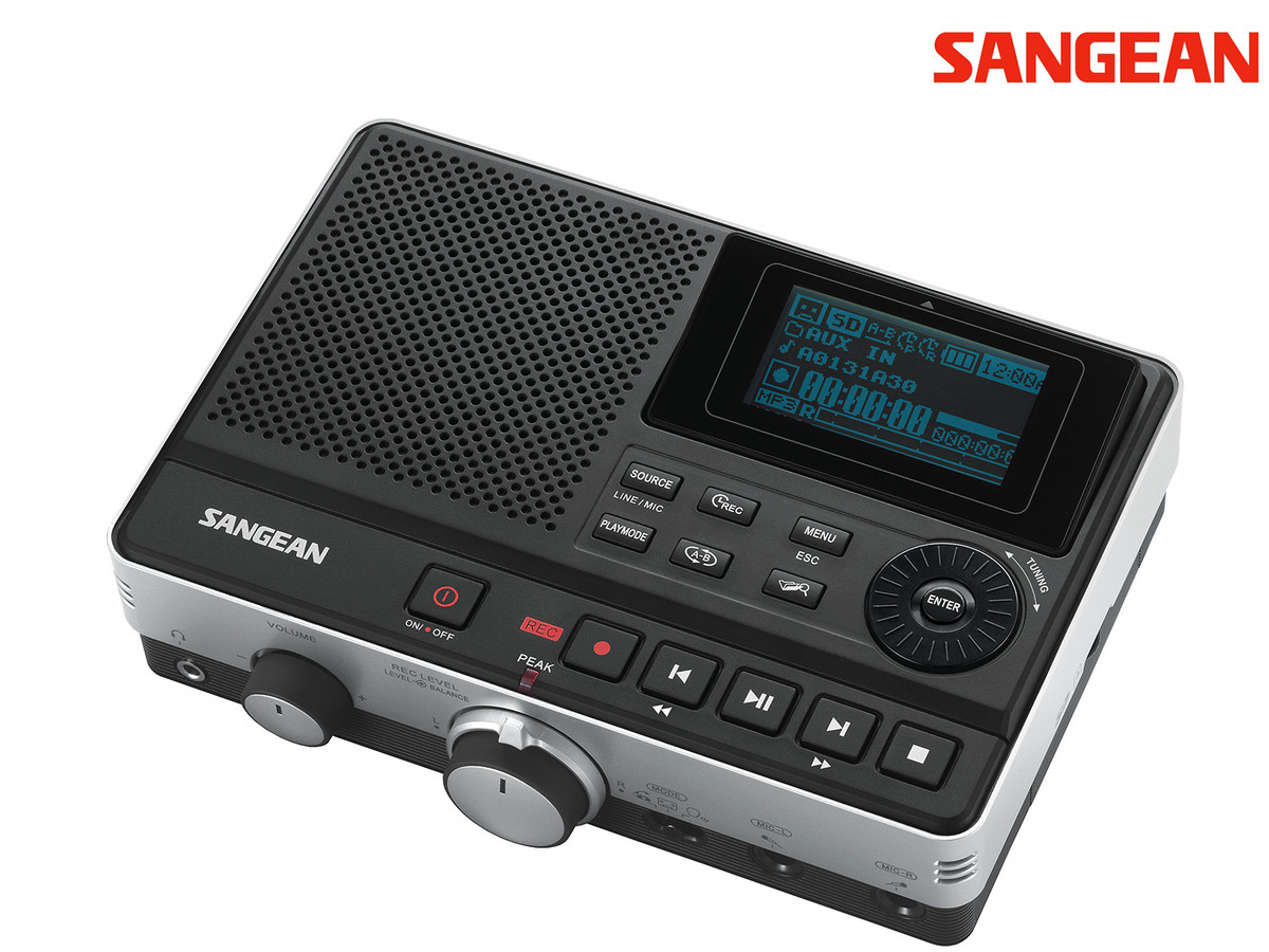Bild zu Digitaler Voicerecorder Sangean DAR-101 für 95,90€ (Vergleich: 116,03€)