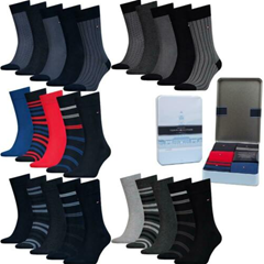 Bild zu 10 Paar Tommy Hilfiger Socken Business Strümpfe in Geschenkbox für 39,95€