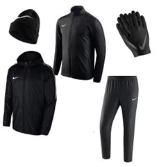 Bild zu 5teiliges Nike Winterset (Regenjacke, Jacke, Hose, Handschuhe und Mütze) für 79,95€ (VG: ~ 136€)