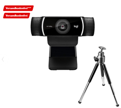 Bild zu LOGITECH C922 Pro Stream Webcam inkl. Stativ für 55€ (VG: 79,37€)