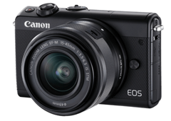 Bild zu Canon EOS M100 (24,2 MP, WLAN, NFC, Bluetooth) Kit EF-M 15-45mm für 249€ (VG: 329€)