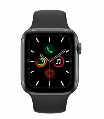 Bild zu Apple Watch Series 5, GPS & Cellular, 44 mm, Alu. spacegrau, Sportband Schwarz für 470,12€ (VG: 557€)