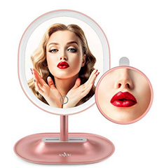 Bild zu Anjou aufladbarer beleuchteter Make up Spiegel für 14,99€