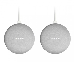 Bild zu [Top] Google Home Mini 2er-Pack – Smart Speaker mit Google Assistant für 29,95€ (Vergleich: 50€)