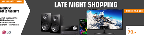 Bild zu Saturn Late Night Shopping – Die Nacht der LG Angebote