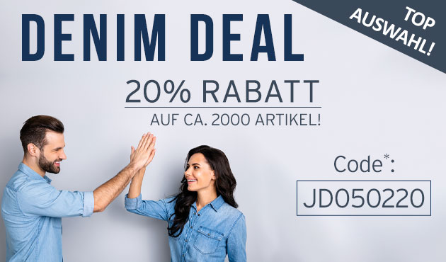 Bild zu Jeans Direct: 20% Rabatt dank Gutschein auf Jeans und Hosen