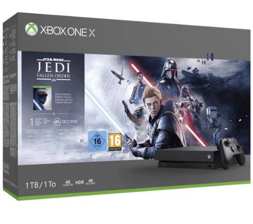 Bild zu MICROSOFT Xbox One X 1TB – Star Wars Jedi: Fallen Order™ Bundle für nur 279€