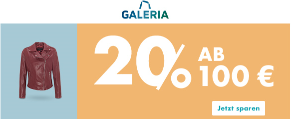 Bild zu Galeria Sonntags-Schätze: 20% Rabatt auf eine große Auswahl an Marken (100€ MBW)
