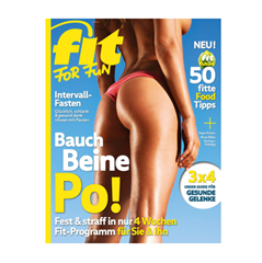 Bild zu 12 Ausgaben der Zeitschrift “Fit For Fun” für 43,20€ inkl. 40€ Verrechnungscheck für den Werber