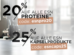 Bild zu Fitmart: 25% Rabatt auf alle ESN Proteine bzw. 25% Rabatt auf alle ESN Kapseln