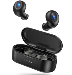 Bild zu TaoTronics Bluetooth 5.0 Kopfhörer mit integriertem Mikrofon (IPX7 Wasserdicht) für 29,99€