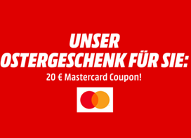 Bild zu MediaMarkt: 20€ Gutschein (ab 29€ einlösbar) beim Kauf eines Produktes über 50€ bei Zahlung mit Mastercard
