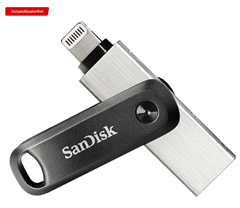 Bild zu SanDisk iXpand Go 128GB USB 3.0 Lightning Stick (für iOS Geräte) für 36,99€