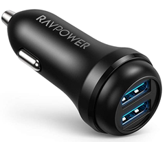 Bild zu RAVPower Auto Ladegerät USB Quick Charge 3.0 (36W, 2-Port) für 5,99€